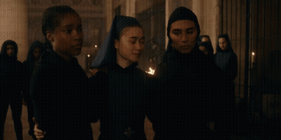 Group Of Nuns Standing Together GIF