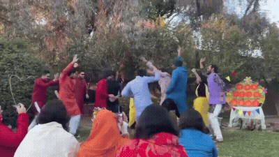 Group Of People Dancing GIF