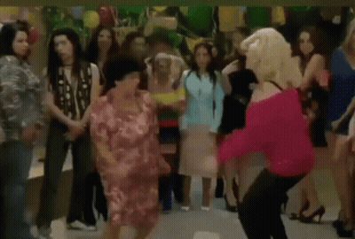 Group Of People Dancing At Party GIF