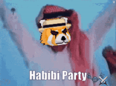 Group Of People Dancing Habibi Party GIF