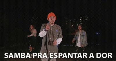Group Of People Dancing In Dark Samba Pra Espantar A Dor GIF