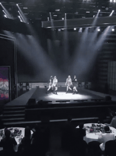 Group Of People Dancing On Stage GIF