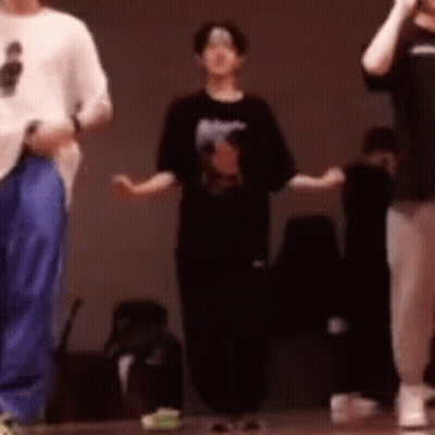 Group Of People Dancing On Stage GIF
