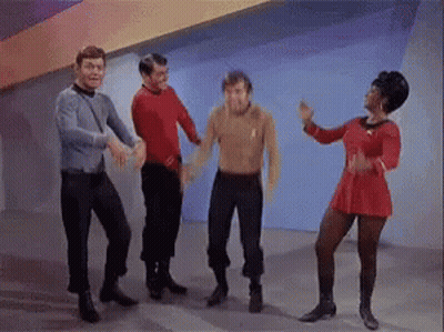 Group Of People Dancing On Stage GIF