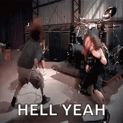 Group Of People Dancing Saying Hell Yeah GIF