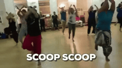Group Of People Dancing Scoop Scoop GIF
