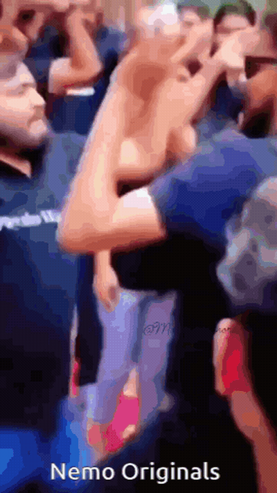 Group Of People In Crowd Nemo Originals GIF