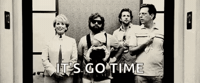 Group Of People In Elevator GIF