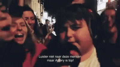 Group Of People Making Funny Faces GIF