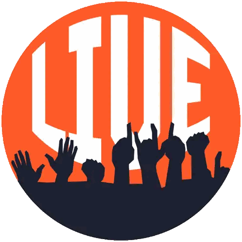 Group Of People Raising Hands In Circle Lite Sticker