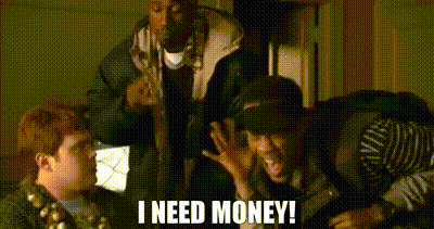 Group Of People Saying I Need Money GIF