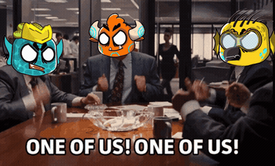 Group Of People Sitting Around Table GIF