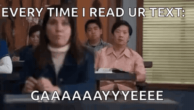 Group Of People Sitting In Classroom With Woman In Front GIF