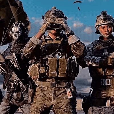 Group Of People Standing In A Park GIF