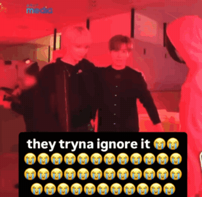 Group Of People They Tryna Ignore It GIF