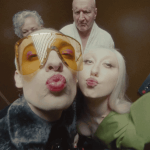 Group Of People Wearing Sunglasses Posing GIF