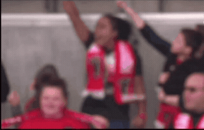 Group Of People With Arms In Air GIF