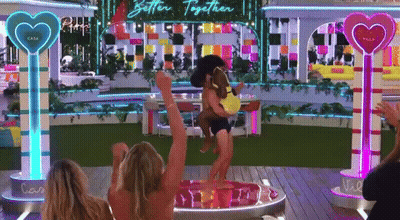 Group Of People With Better Together Sign GIF