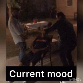Group Of People With Current Mood Text GIF