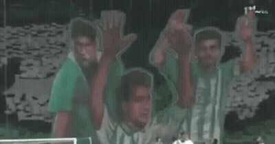 Group Of People With Eagles Logo GIF