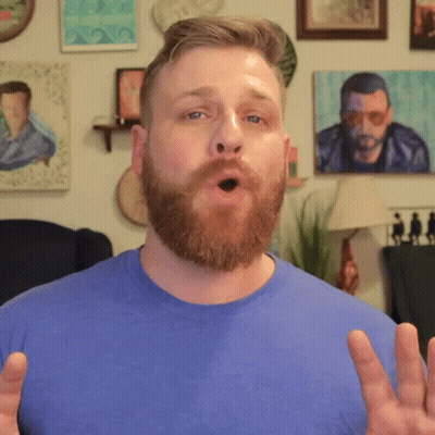 Group Of People With Man Covering Face GIF