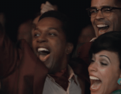 Group Of People With Mouths Wide Open GIF