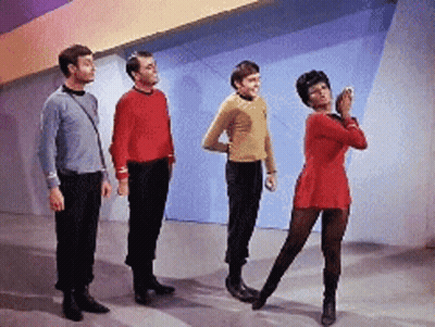 Group Of People With One Dancing GIF