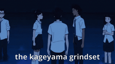 Group Of People With The Kageyama Grindset GIF