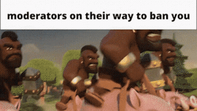Group Of Pigs Moderators On Their Way To Ban You GIF