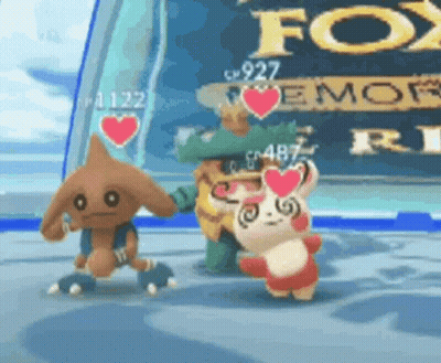 Group Of Pokemon Standing Together GIF