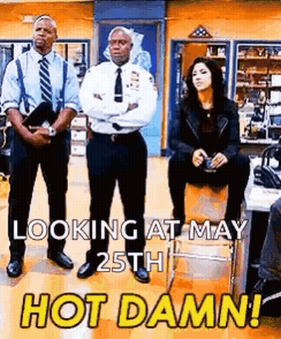 Group Of Police Officers Standing Together GIF