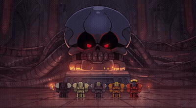Group Of Robots Saying Falta 1 Pa La Flex GIF