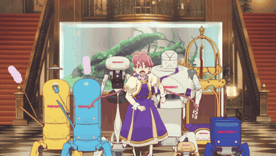 Group Of Robots With Emergency GIF