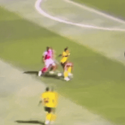 Group Of Soccer Players Playing On Field GIF