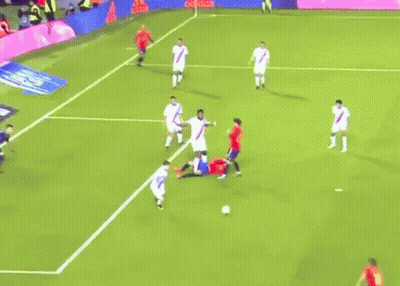 Group Of Soccer Players With Liga Sign GIF