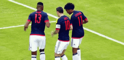 Group Of Soccer Players With Number 10 GIF