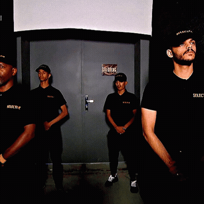 Group Of Soldiers In Front Of Door GIF