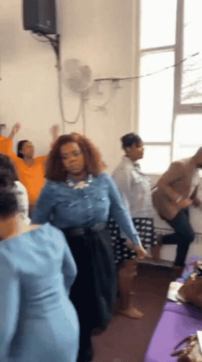 Group Of Women Dancing Together GIF