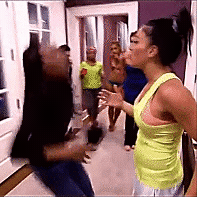 Group Of Women Fighting GIF