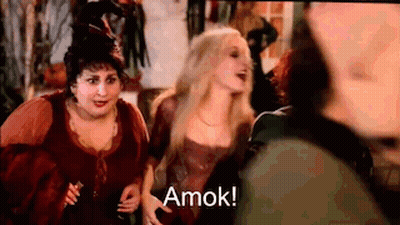 Group Of Women One Screaming GIF