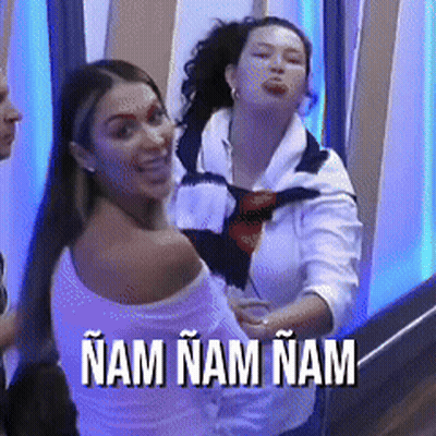 Group Of Women Saying Nam Nam Nam GIF