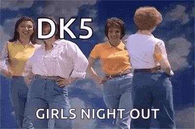 Group Of Women Standing In Front Of Cloudy Sky GIF