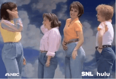 Group Of Women Standing Together GIF