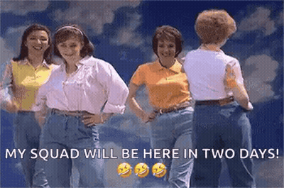 Group Of Women Standing Together GIF