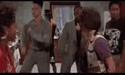 Group Of Young Men Dancing GIF