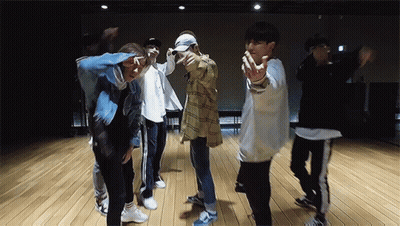 Group Of Young Men Dancing GIF