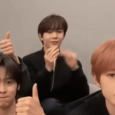 Group Of Young Men Giving Thumbs Up GIF