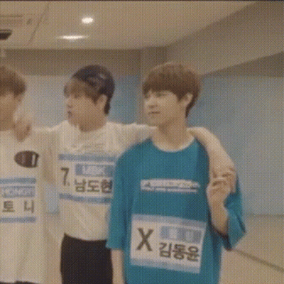 Group Of Young Men Hugging GIF
