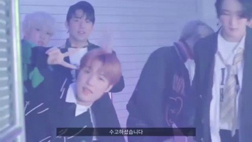 Group Of Young Men Making Funny Faces GIF