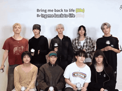 Group Of Young Men Posing GIF